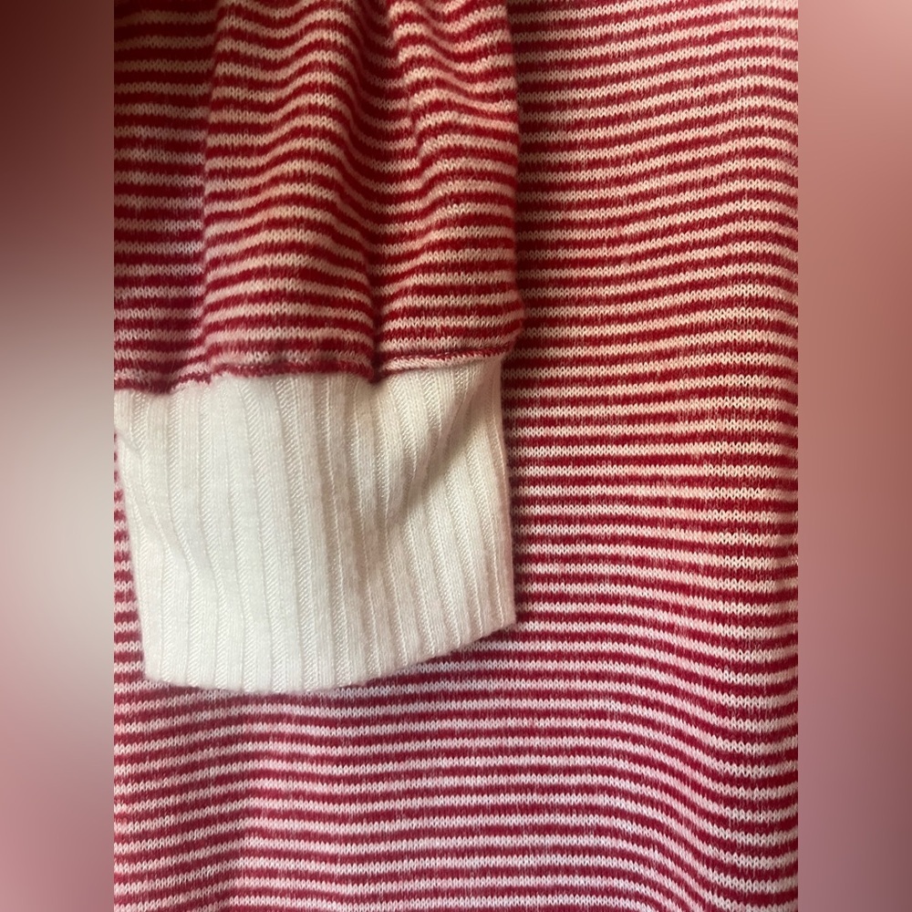 Stars Above Red & White Striped Long-Sleeve Pocket Top - Picture 3 of 4